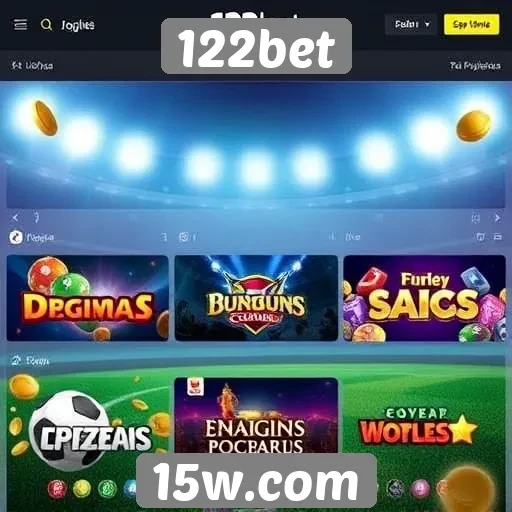 Novidades nos jogos disponíveis na plataforma 122bet