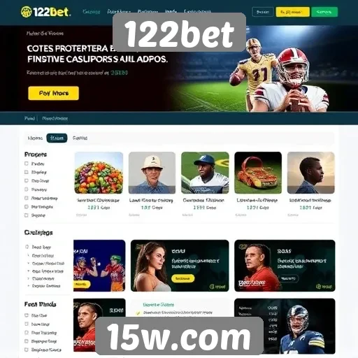 Recursos e funcionalidades do site 122bet
